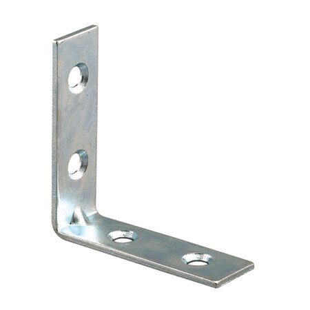 Prime-Line Corner Bracket, 2 in., Steel Construction, Zinc-Plated, L-Angle MP9221-4